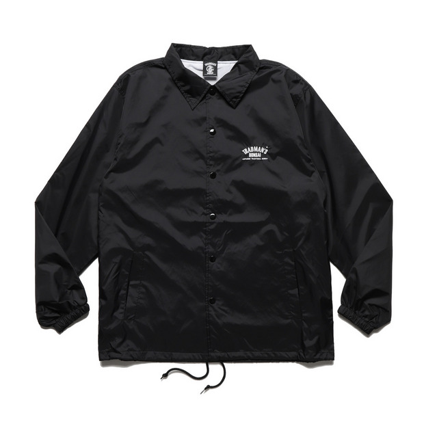 TRAD KAMON NYLON COACH JKT -BLACK-（刺繍） 詳細画像